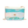 Chic And Trendy Pvc Crossbody Bag Colorful Fashionable Small Square Bag