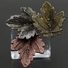 Vintage Brooch Wedding Gold/Silver Plated Maple Leaf Brooches Pins Exquisite Collar for Women Dance Party Accessories Gifts