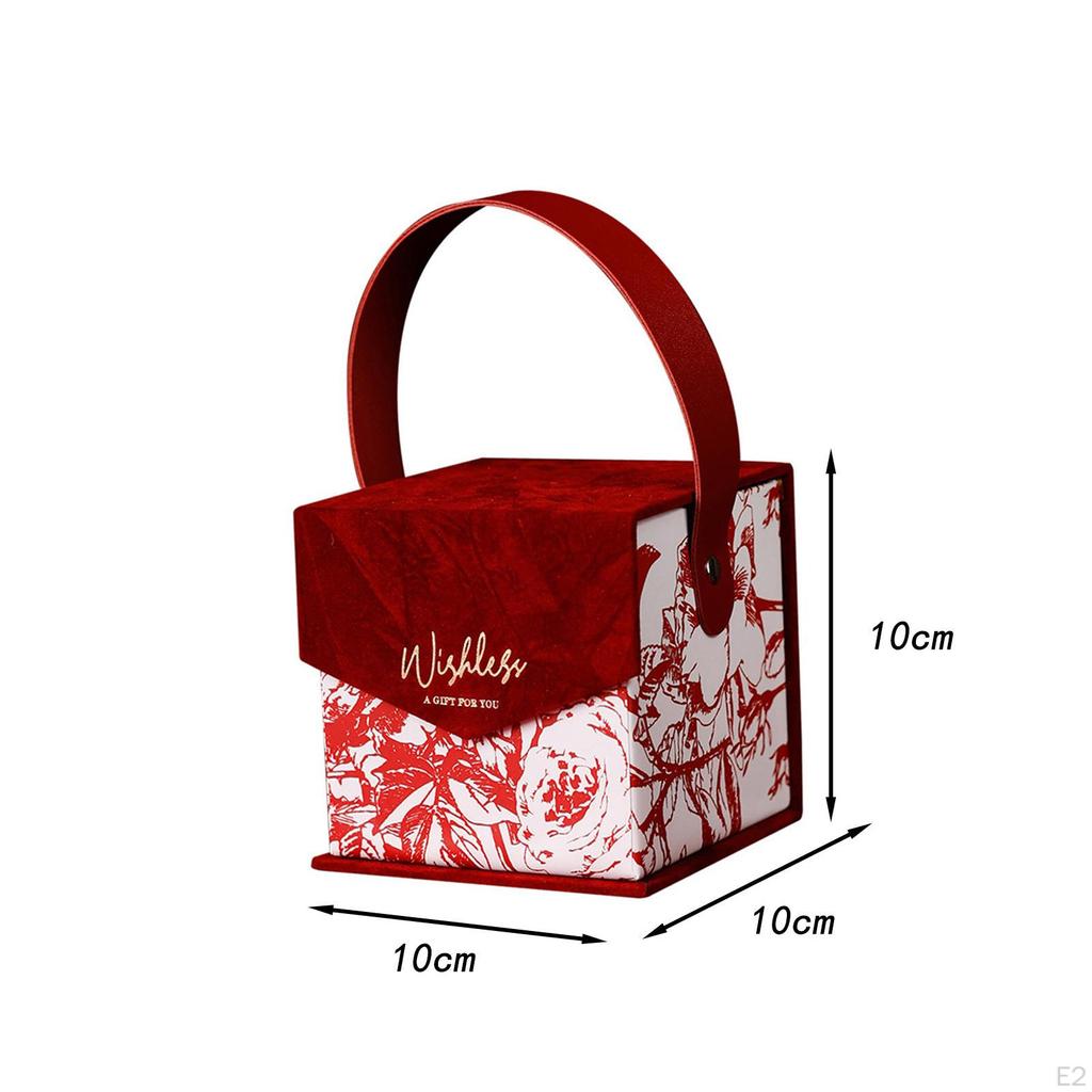 Свадебная коробка конфет, подарок подружке невесты, элегантная сумка для подарков, переносные принадлежности с ручкой для