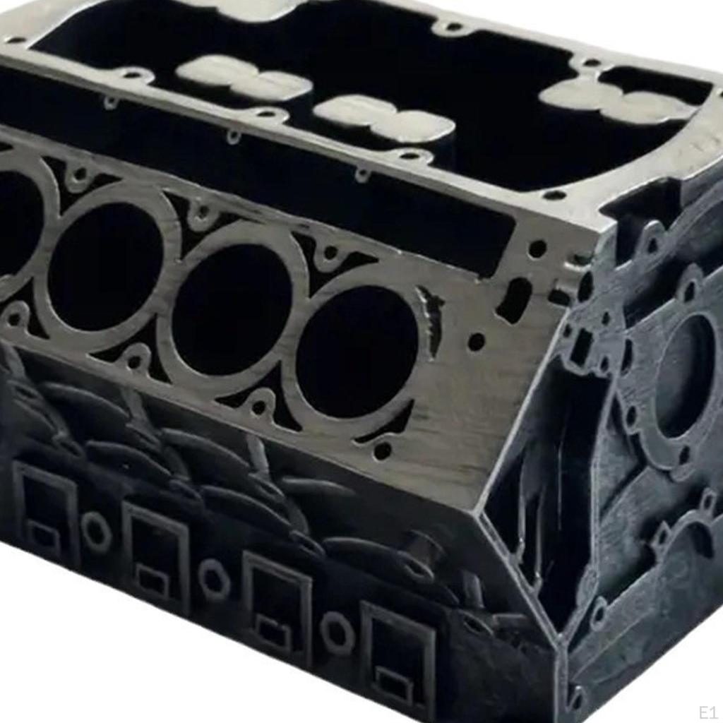 Держатель визитной карточки для блока двигателя, уникальный подарок на день рождения, украшение из смолы