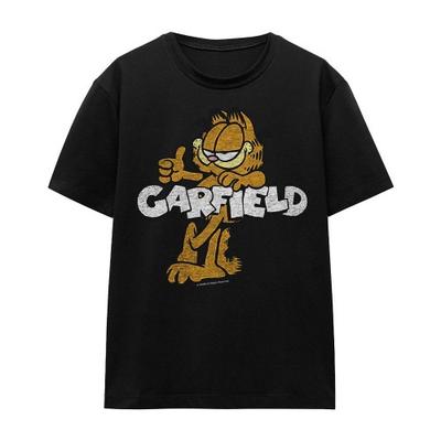 Garfield Унисекс Взрослая Футболка Гарф Ретро