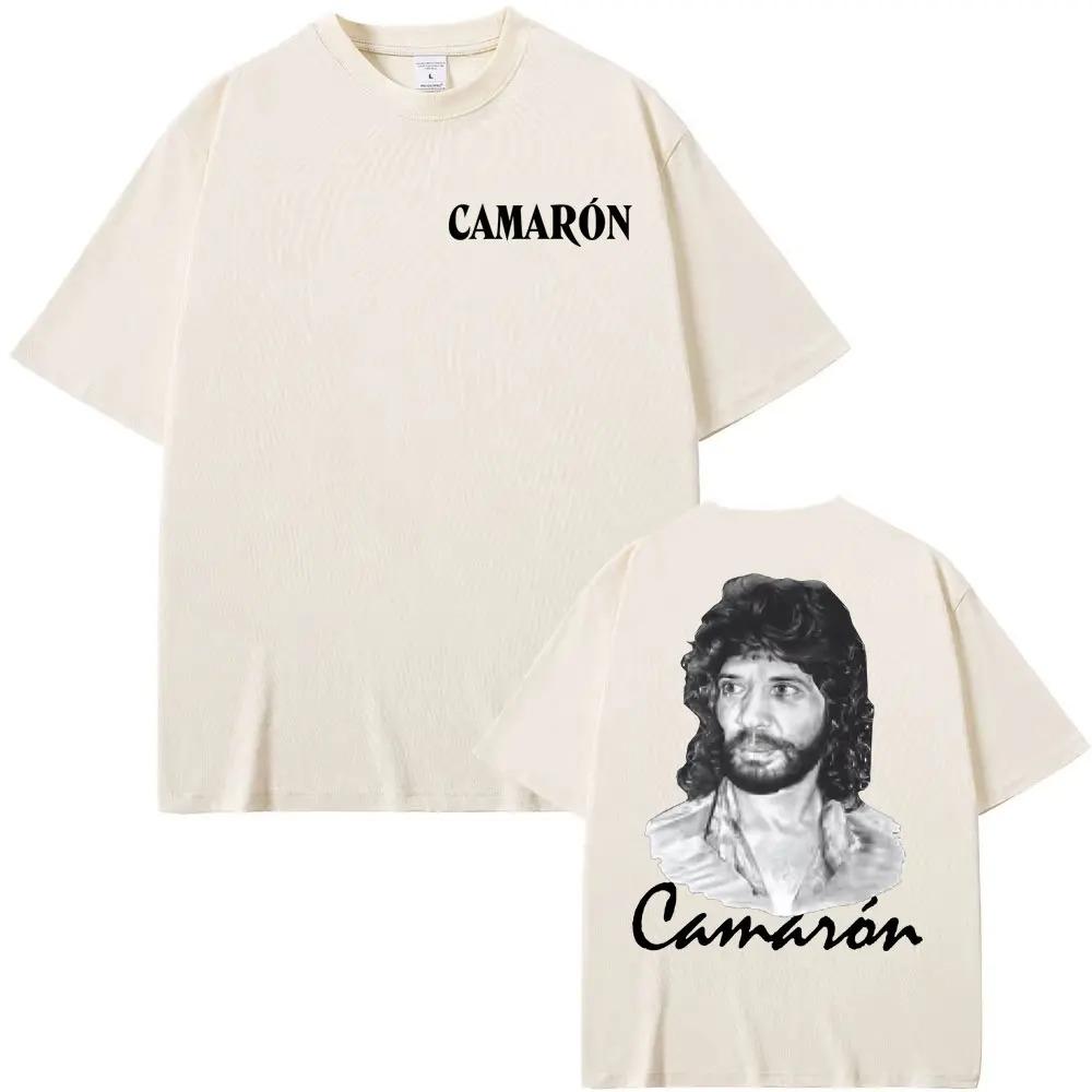 Camaron De La Isla Album Graphic TShirt Unisex High Street Hip Hop Gothic Style Casual Bestselling 100 Cotton TShirt
