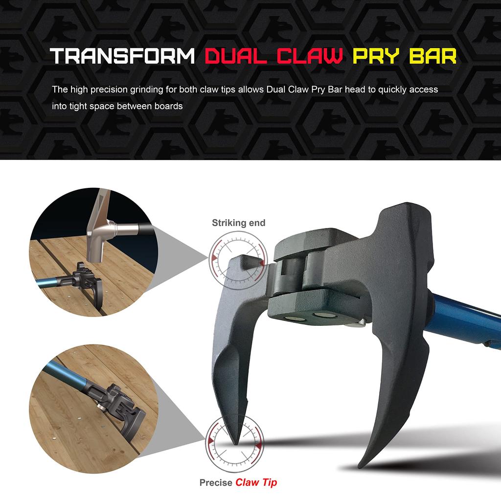 Crowbar Large 965mm Angle Adjustable Blacksmith Kajiya Kajiya Nail Puller Nail Puller Interior Interior Woodworking Demolition Disaster Prevention