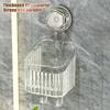 Стеллаж для хранения на присосках, органайзер для ванной комнаты и кухни, большая вместимость, прочная несущая способность, простая в установке подвесная полка для душа