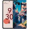 Чехол для телефона с японским аниме-пейзажем для Google Pixel 8 A 7 6 Pro 6A 5G Черный Мягкий Ударопрочный Задняя крышка Силиконовый TPU Чехол