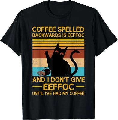 Coffee Spelled Backwards Is Eefoc Grumpy Office Humor Tee
