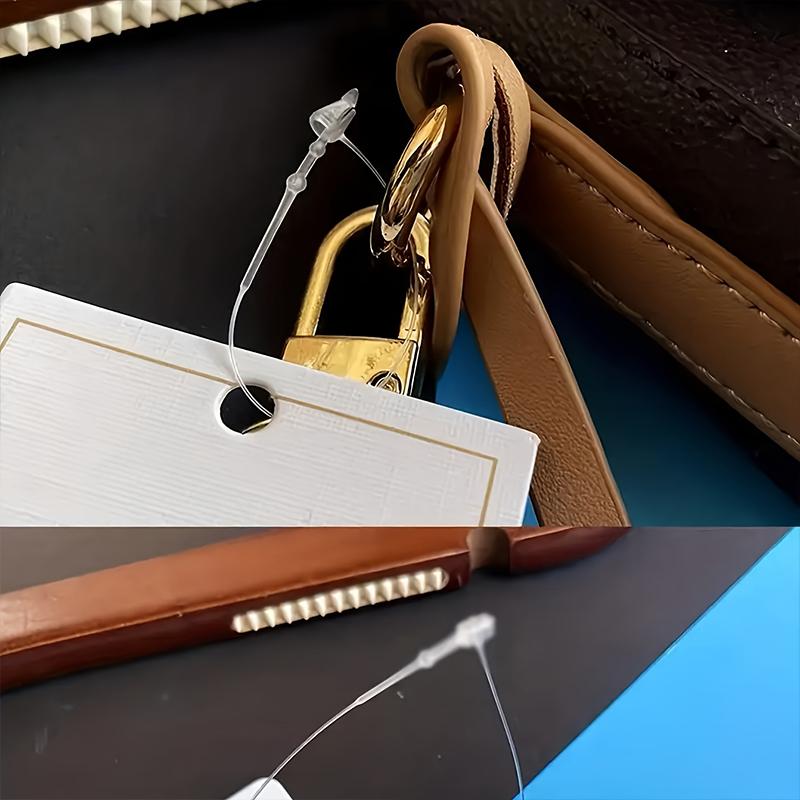 1000 шт./упак. Бирки для одежды Бирки для обуви Веревочные этикетки Аксессуары для управления Пластиковые аксессуары для ювелирных изделий Подвесная бирка Прочная