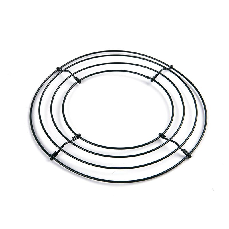 Круглый обруч Diy Рождественский проволочный венок Рамка настенная для свадьбы Валентина