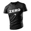Adult Black T-Shirt Summer Men's Fitness Sports Quick Dry Short Sleeve Multicolor Zero Pattern Letter Top Oversize