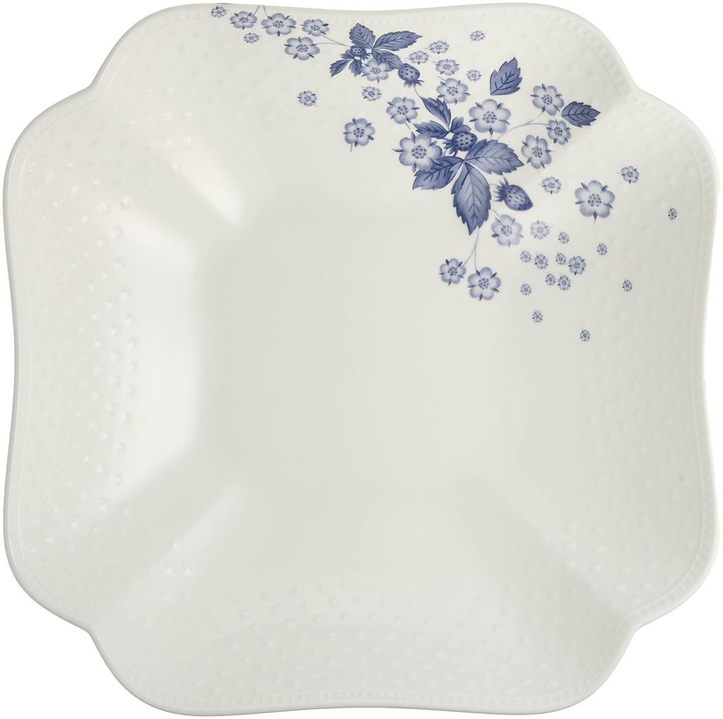 Квадратная миска Wedgwood Strawberry Bloom Indigo 23 см
