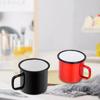 Enamel Coffee Mugs 350ML Creative  Cup Travel Tea  Milk Enamelware  Home Kitchen Drinkware Christmas Party Gifts