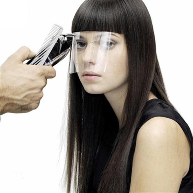 10 шт., парикмахерская, парикмахерская, краска для волос, лак для волос, защита для лица, глаз, защитная маска для лица, прозрачная наклейка на челку, волосы