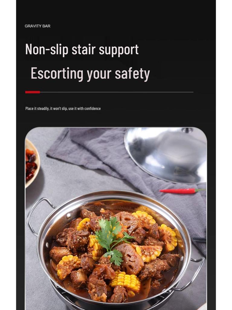 Сухой горшок-плита из нержавеющей стали: Компактная жаровня (хот-пот) на спирту для домашнего и коммерческого использования