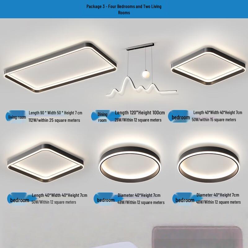 UOSU Minimalist Italian Full-Spectrum Eye Protection Ceiling Light