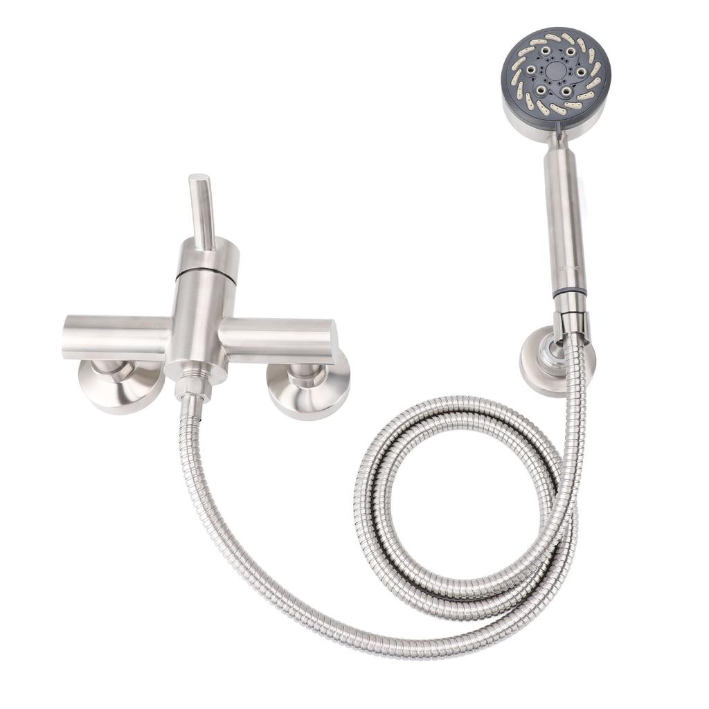 Shower Faucet Set Shower System Stainless Steel Water Saving Multifunction Handheld Shower and Rain