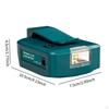 ADP05 USB Adapter LED Work Light Flashlight for 14-18V Replacement Portable Power Source Converter
