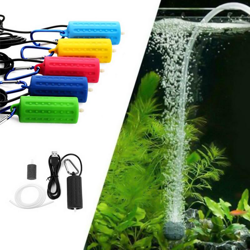 Мини USB мло шумный фильтр воздушный насос для аквариума