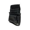 SK11 DEVICE Сумка-пояс для гвоздей из натуральной кожи, 3 яруса, с держателем для молоткового конвейера, черная DVC-KZ28