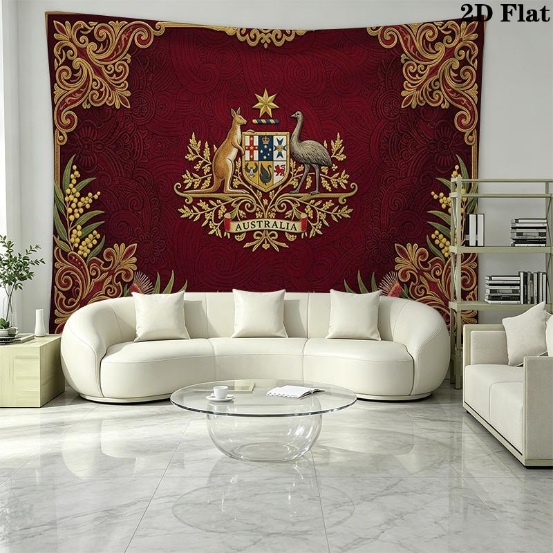 Socceroos Wall Tapestry Aesthetic Wall Hanging Printed Fabric Blanket Decorative Tapestries for Bedroom Living Room Home Decor