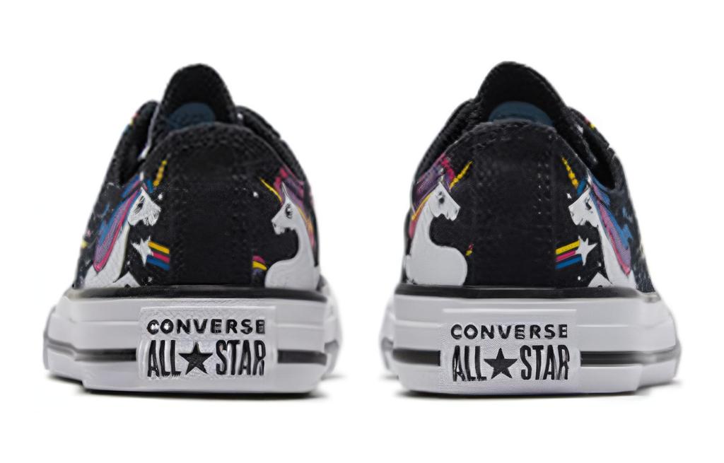 Converse Chuck Taylor All Star Abrasion Resistant Breathable Low top Canvas Shoes Black 665474C