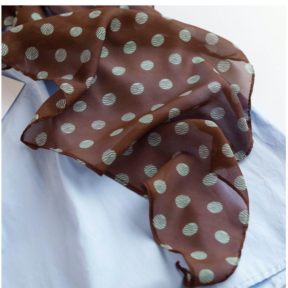 Thin Women Scarf Decorative Chiffon Scarf Fashion Hair Band For Spring Summer Autumn