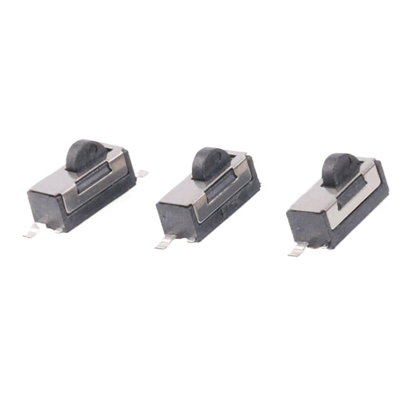 10Pcs Kfc-W1-03 Round Head Limit Camera Reset Micro Silent Limit Switch High Life 2Pin Black Inner Spring