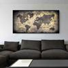 World Map Poster Canvas Painting Picture Print Cuadros Art Decoration Mural For Modern Home Living Room Wall Decor No Frame