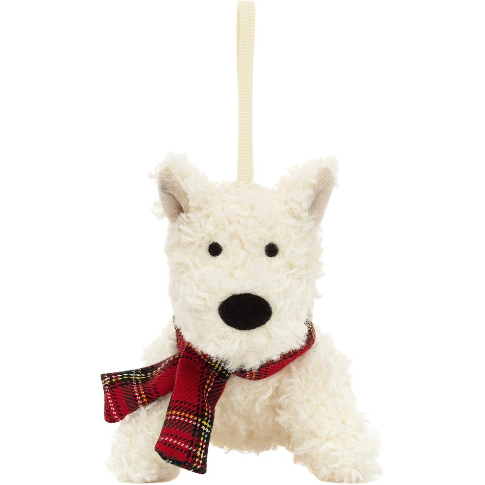 Jellycat Рождественская Монро Шотландский терьер Украшение Брелок Кукла Плюшевая Подвеска Высота сидя 11 см Высота