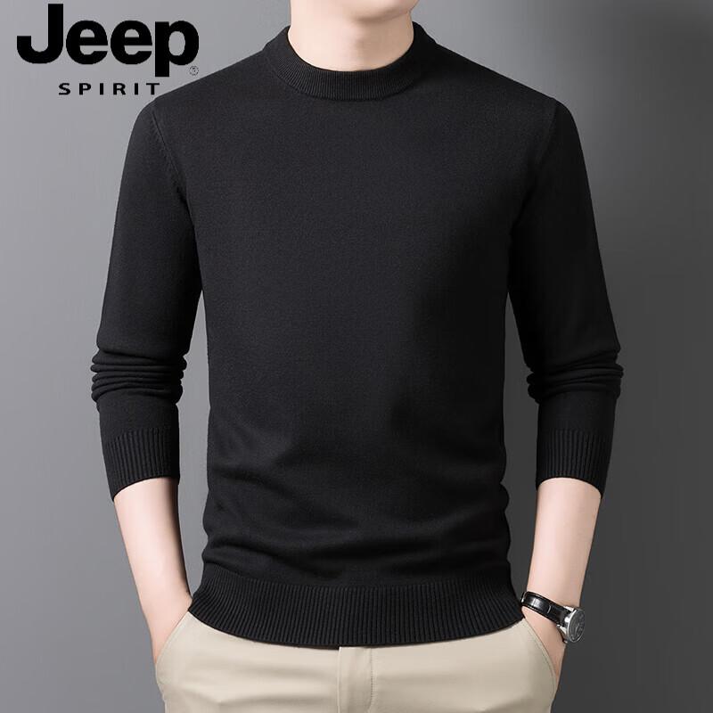 Мужской повседневный вязаный свитер JEEP SPIRIT с круглым вырезом