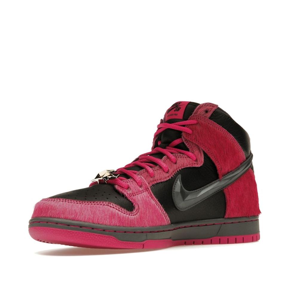 Run The Jewels X Nike Dunk High SB 4/20 Unisex Sneakers Pink Active-Pink Black DX4356-600
