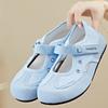 Summer Breathable Velcro Flat Bottomed Round Toe Casual Shoes