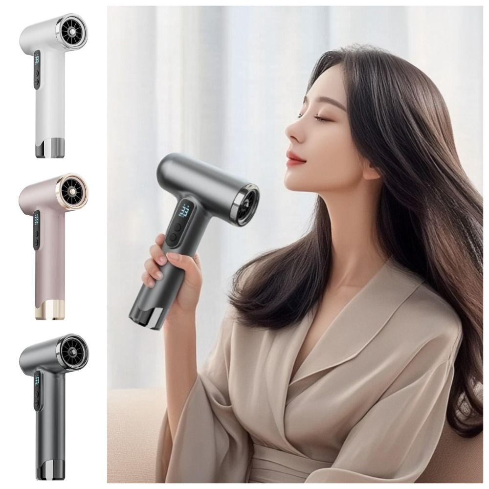 Rechargeable Portable Blow Dryer High-Speed Negative Ion Hair Dryer Wireless Hair Dryer Salon