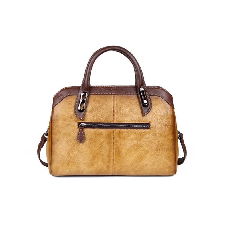 Vintage Embossing Women Handbags Genuine Leather Shoulder Bags Fashion Crossbody Bag for Ladies Purse GZW