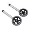 2Pcs Walker Wheels Replacement Adjustable for The Elderly Disabled Accessories Aluminum Alloy Legs