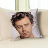 Наволочки для подушек с изображением певца H-Harry S-Styles для спальни, гостиной, дивана, домашнего декора. Полиэстеровая наволочка на молнии