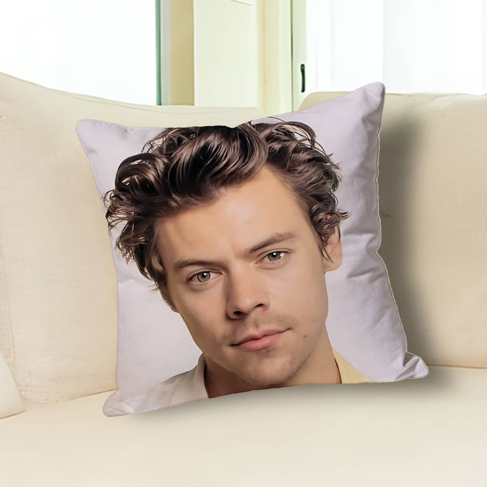 Наволочки для подушек с изображением певца H-Harry S-Styles для спальни, гостиной, дивана, домашнего декора. Полиэстеровая наволочка на молнии