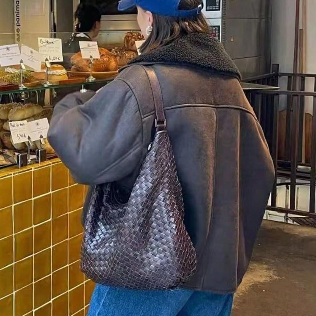 Autumn and Winter Fashion Temperament Women's Clothing One-piece Double-sided Jacket Ladies Warm Coat