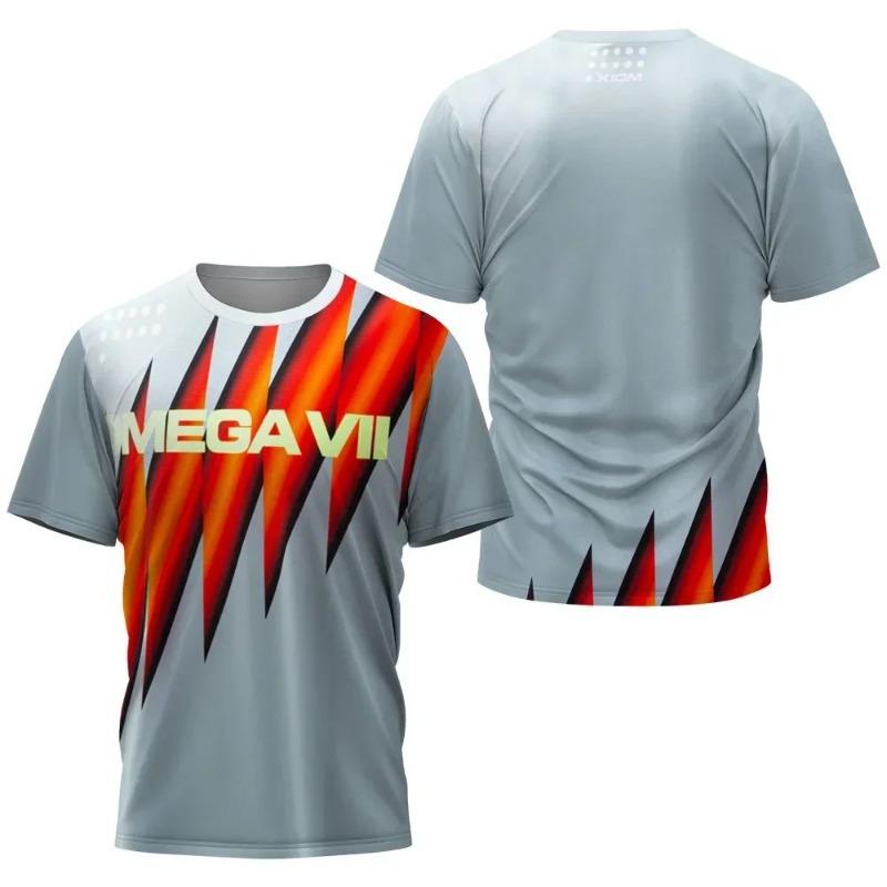 Best-selling summer women's 3D printed tennis and badminton outdoor T-shirt. Fitness and casual round-neck short-sleeved top.