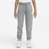 Nike Спортивная одежда Клубные однотонные джоггеры с вышитым логотипом и кулиской Детские штаны Серые DA0864-091