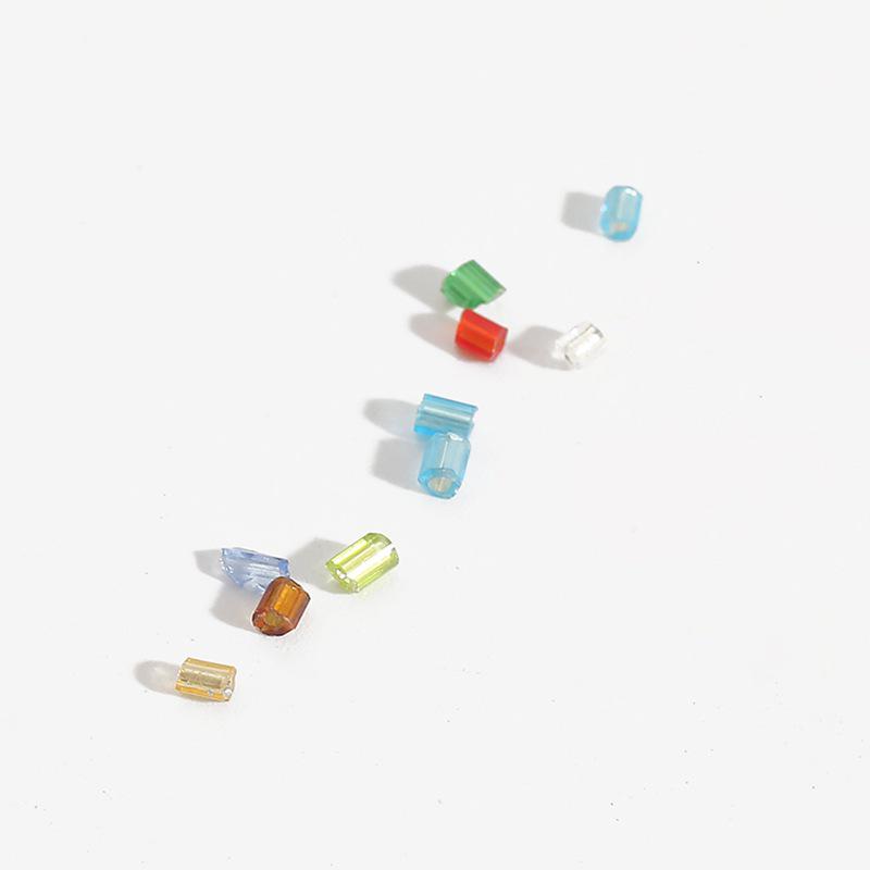 Сделай сам Ручная работа Заколка с бусинами: Стеклянные бусины для вышивания крестом, посеребренная фурнитура для свадебного платья/сумки