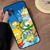 Смешной мультяшный чехол для телефона S-Simpsons для iPhone 14 Plus 13 Mini 11 16 15 17 Pro Max Защитный противоударный