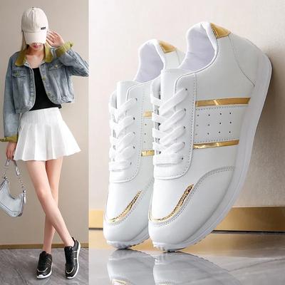 Женская обувь мода удобные дышащие повседневные кроссовки на платформе белые женские вулканизированные туфли на шнуровке Zapatillas De Mujer