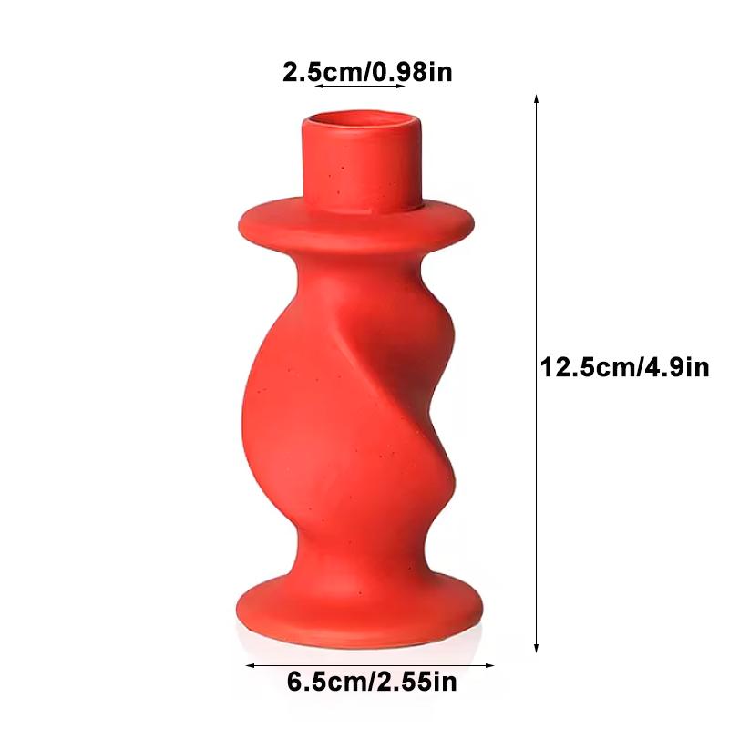 1Pc Candle Holder Nordic Style Multifunctional Table Decoration Romantic Ceramic