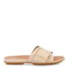 Сандалии GRACIE LEATHER SLIDES Камень Бежевый см [Fit Flop] MAXI-BUCKLE Женские 22.0
