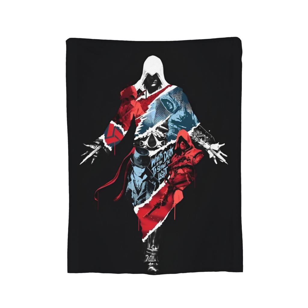 A-Assassins C-Creeds Пледы Коралловый Флис Плюшевые Дышащие Легкие Тонкие Пледы для Кровати Путешествий Постельное Белье Пледы
