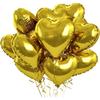 5 Pcs Heart Shape Foil Balloons DIY Air Balls New Wedding Decoration  Birthday Party