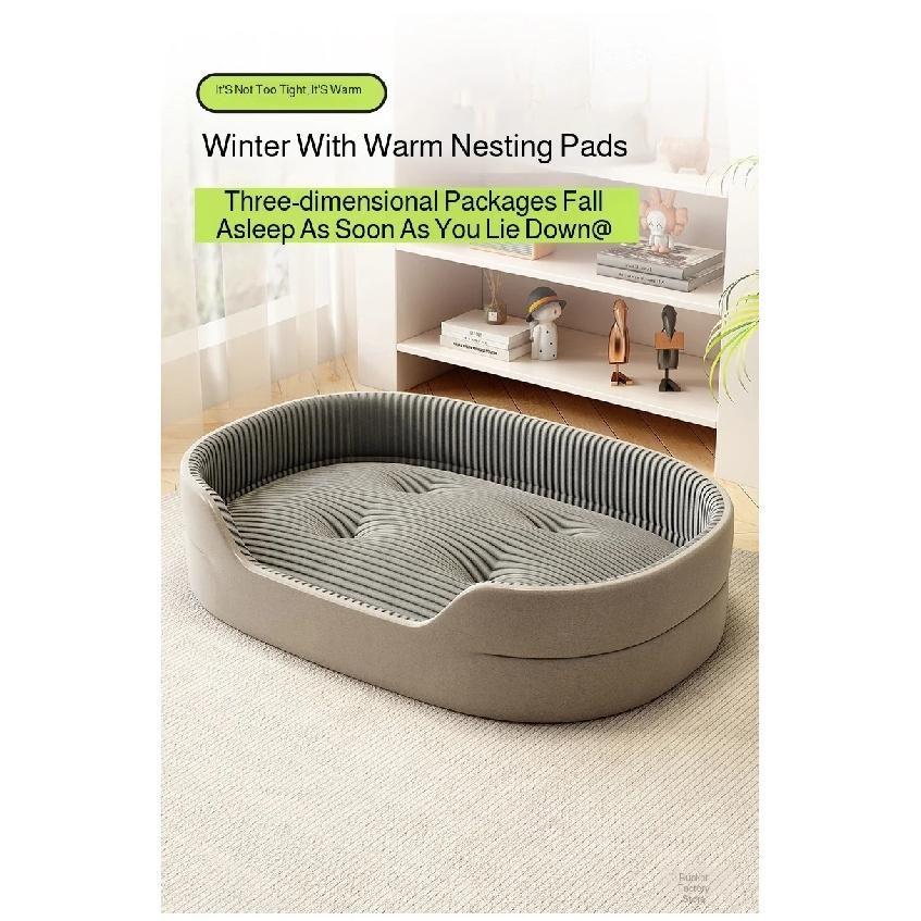 Dog kennel universal for all seasons summer pet kennel large dog bed sofa-feel cool mat sleeping pad