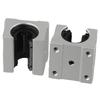 Aluminium Alloy Linear Bearings For SBR16UU Set of 2 16mm Open Design for Smooth Operation in For CNC Machinery and Equipment