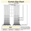 2 Panels Vintage Castle Arch Window Curtains - Thermal Insulated Blackout Thermal Insulated Filtering Privacy Sheer Curtains wit