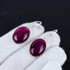Серьги из серебра 925 пробы с розовым лабрадоритом, висячие серьги из серебра в стиле бохо, подарки на День благодарения, подарки для нее